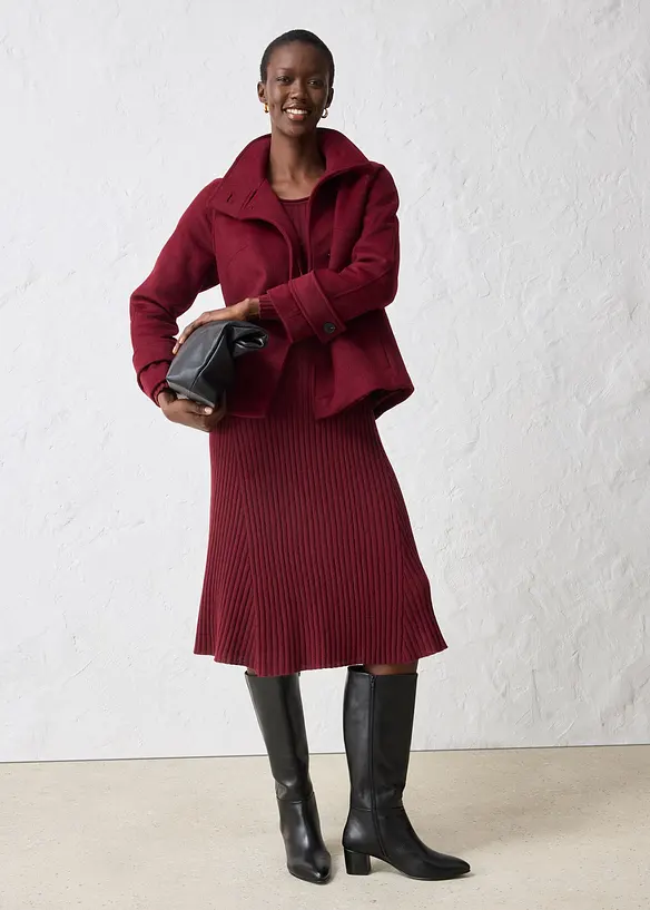 Veste en laine mélangée, bonprix