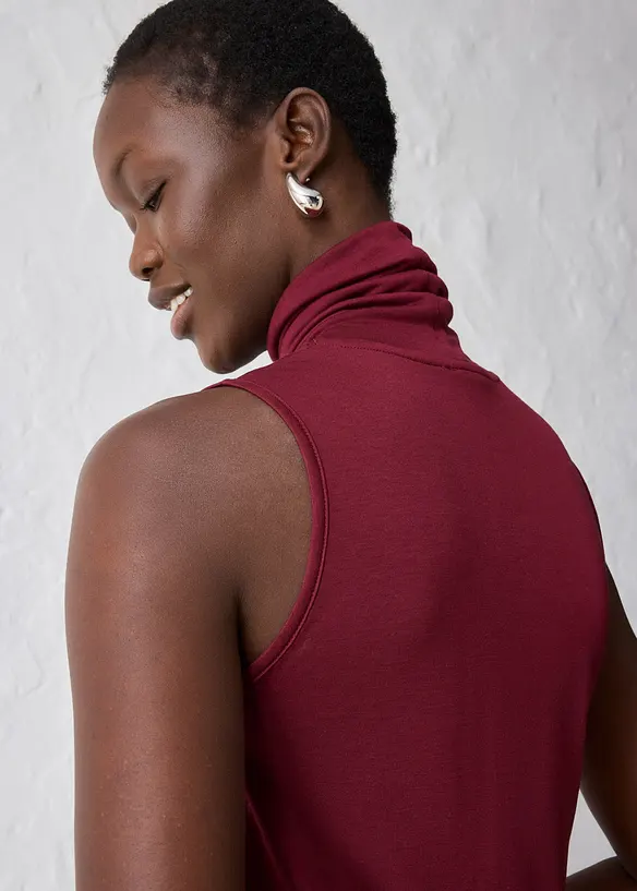 Top en jersey doux avec laine, bonprix