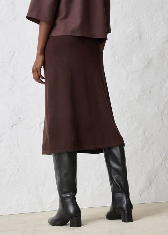 Jupe en fine laine mérinos, bonprix