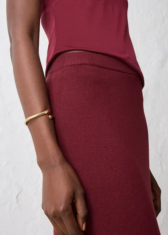 Jupe en fine laine mérinos, bonprix