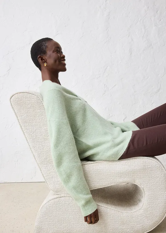 Pull chaud en alpaga mélangé, bonprix