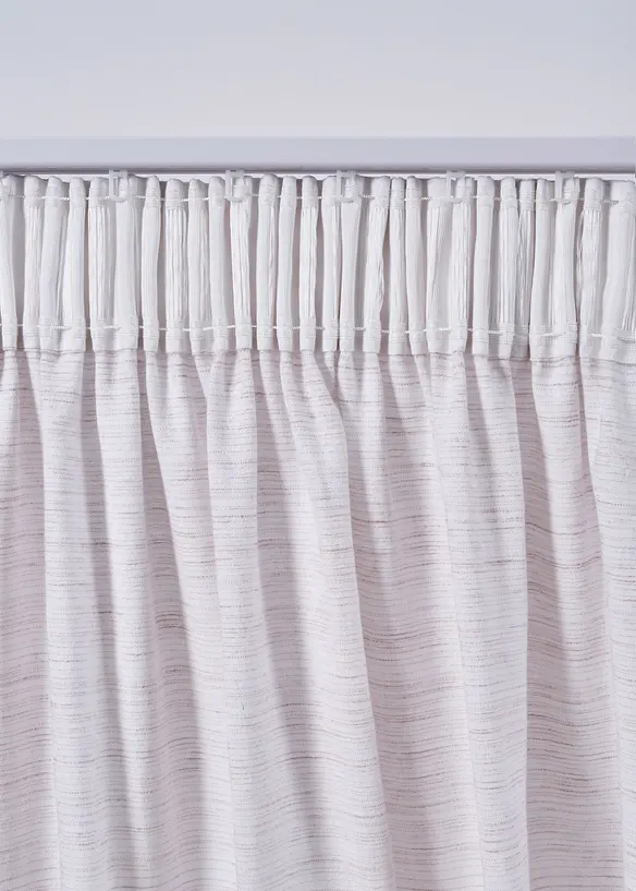 Rideau en coton tissé jacquard (1 pce), bonprix