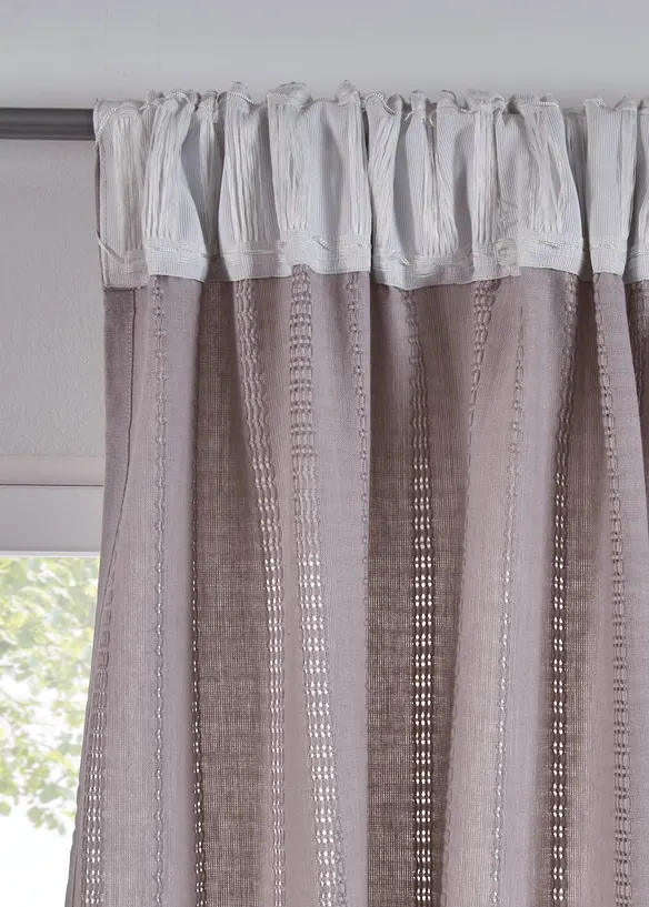 Rideau panneau en coton (1 pce), bonprix