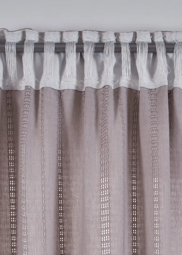 Rideau panneau en coton (1 pce), bonprix