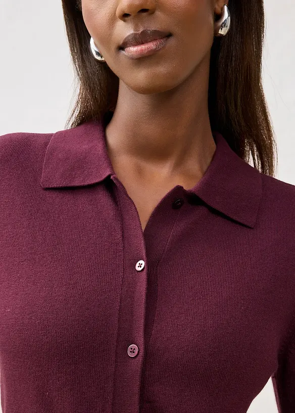 Gilet doux en fine laine mélangée, bonprix