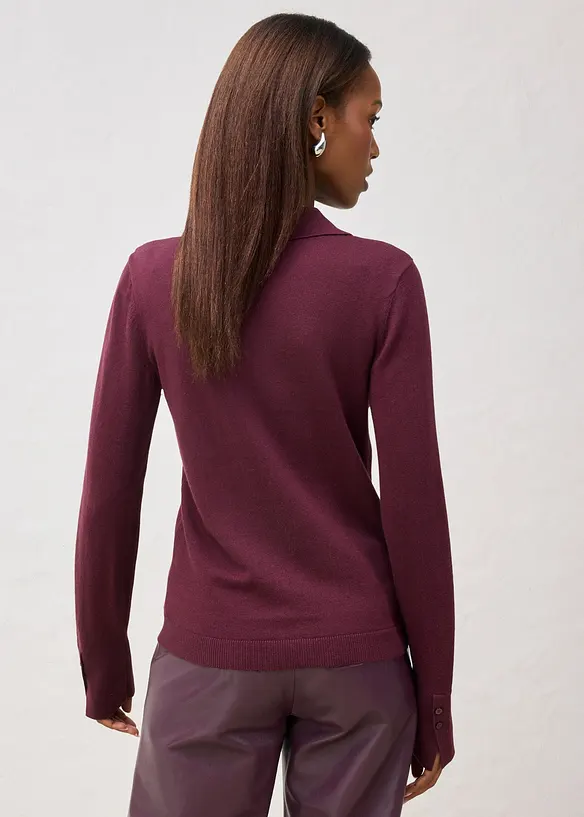 Gilet doux en fine laine mélangée, bonprix