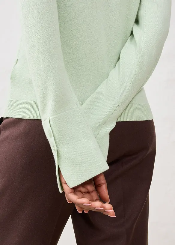 Gilet doux en fine laine mélangée, bonprix