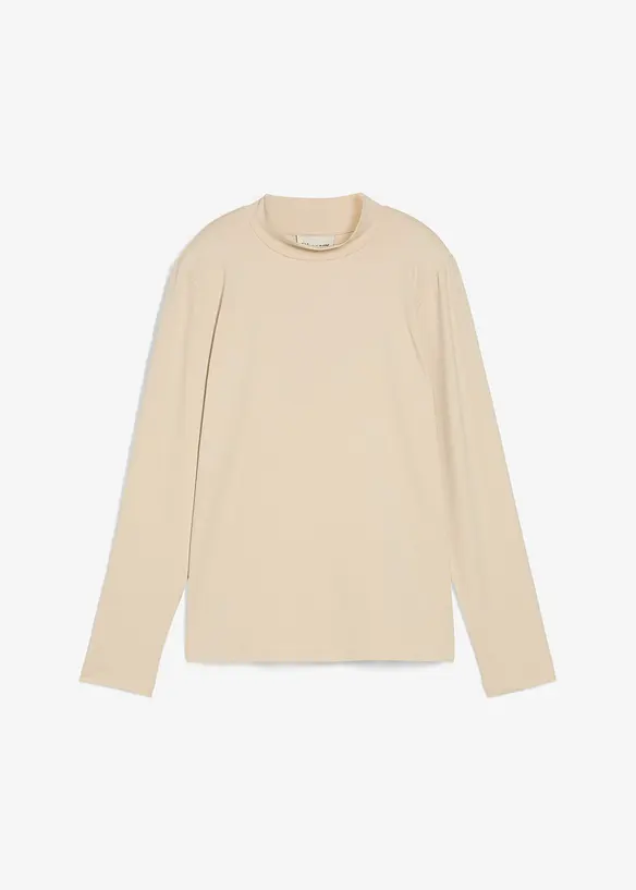 T-shirt manches longues à col montant, bonprix