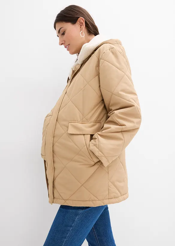 Parka de grossesse et de portage 6-en-1 avec gilet sans manches amovible, bonprix