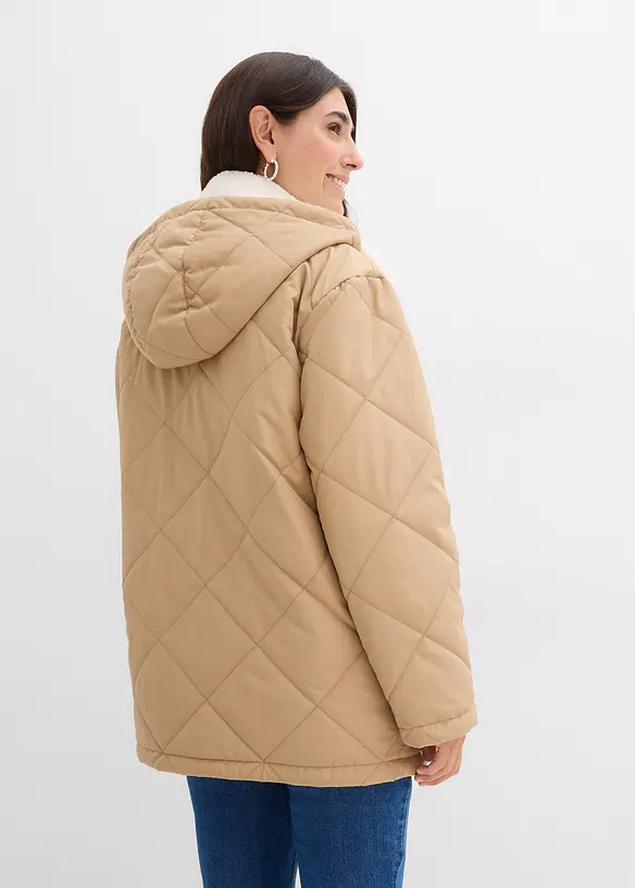 Parka de grossesse et de portage 6-en-1 avec gilet sans manches amovible, bonprix