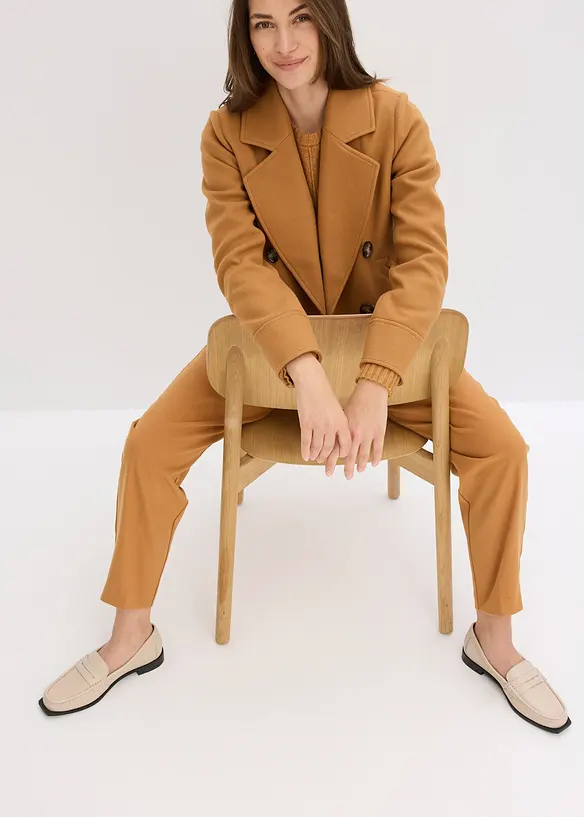 Veste courte aspect laine, bonprix