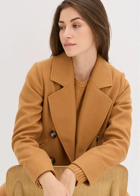 Veste courte aspect laine, bonprix