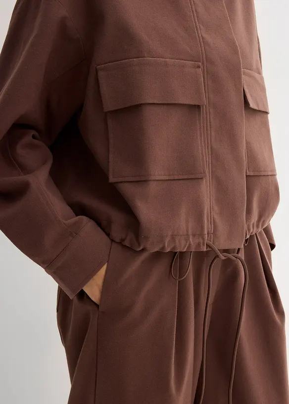 Veste courte de mi-saison en viscose mélangée, bonprix