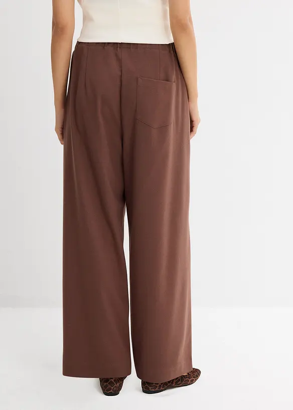 Pantalon en viscose mélangée à détails fonctionnels, bonprix