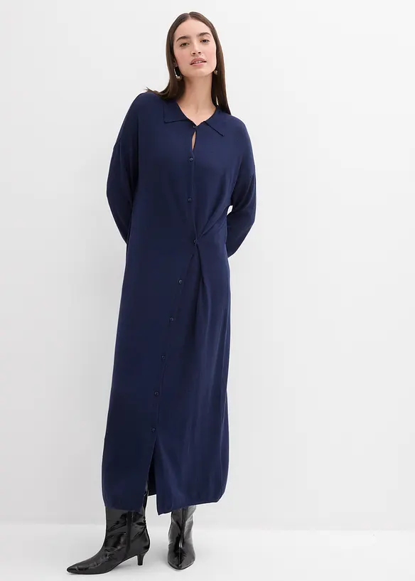 Robe en fine maille de viscose mélangée, bonprix