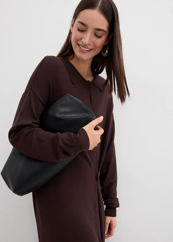 Robe en fine maille de viscose mélangée, bonprix