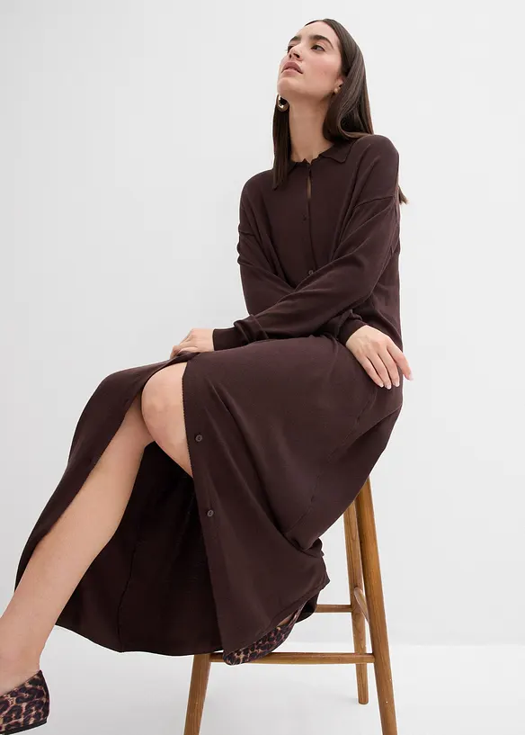 Robe en fine maille de viscose mélangée, bonprix