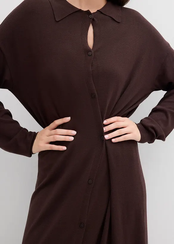 Robe en fine maille de viscose mélangée, bonprix
