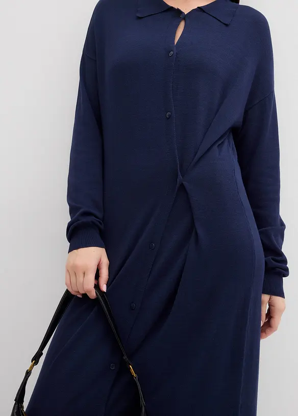 Robe en fine maille de viscose mélangée, bonprix