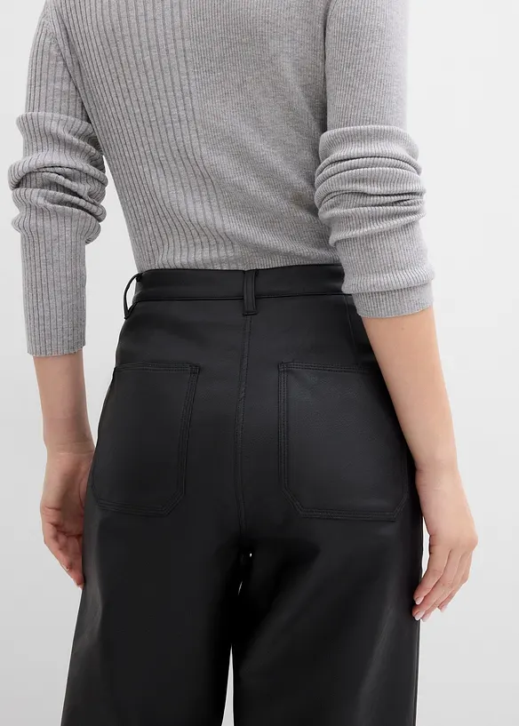 Pantalon enduit, bonprix