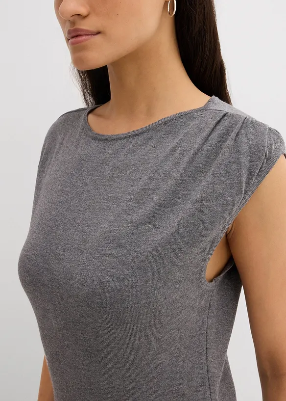 Robe en fine maille de viscose mélangée, bonprix