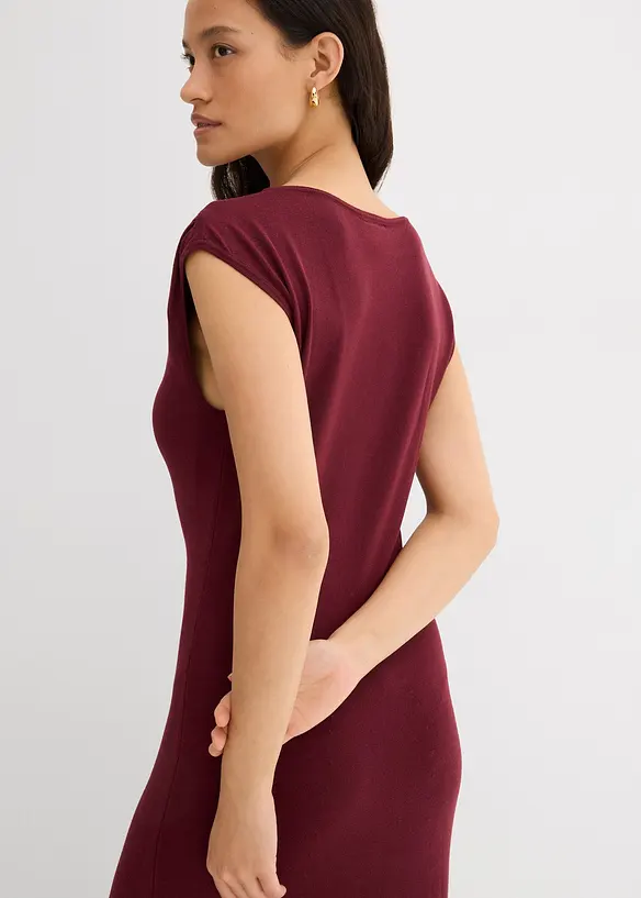 Robe en fine maille de viscose mélangée, bonprix