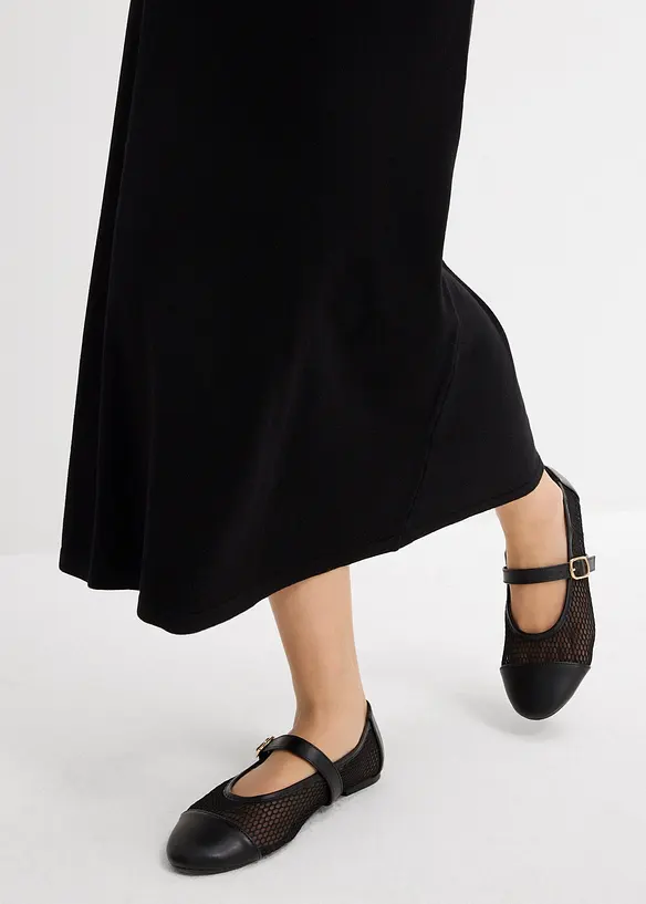 Robe en fine maille de viscose mélangée, bonprix