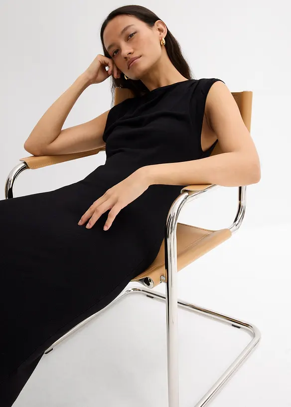 Robe en fine maille de viscose mélangée, bonprix