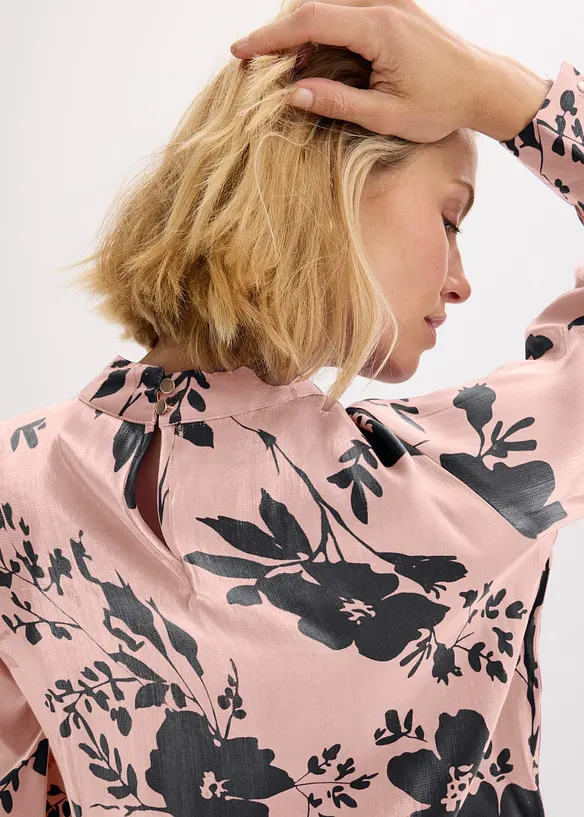 Blouse en satin de viscose mélangée, bonprix