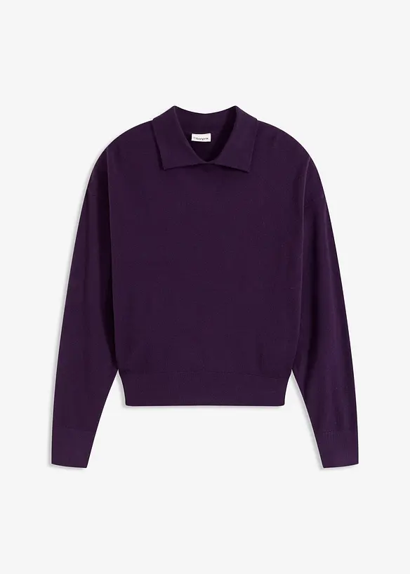 Pull en fine maille de viscose mélangée, bonprix