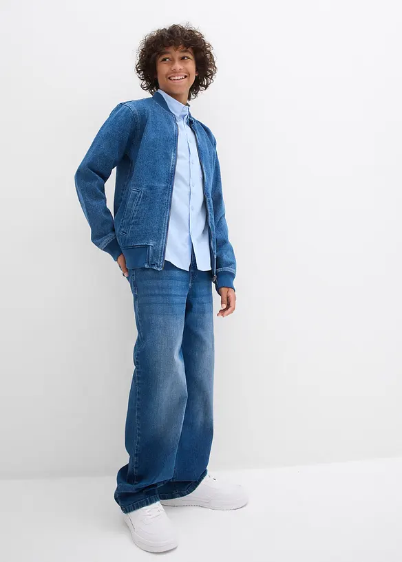 Chemise manches longues Oxford 100% coton, bonprix