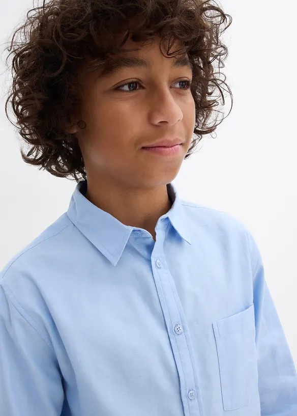 Chemise manches longues Oxford 100% coton, bonprix