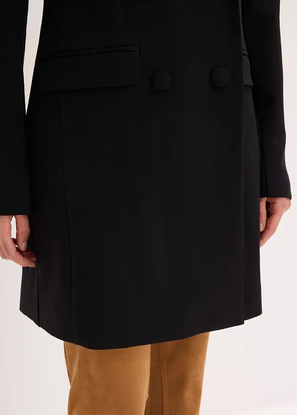 Blazer long en Punto di Roma, bonprix