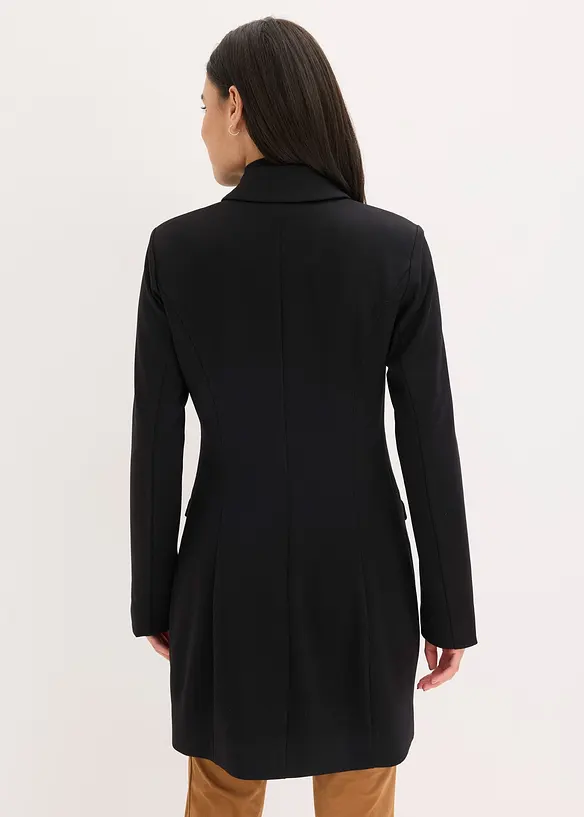 Blazer long en Punto di Roma, bonprix