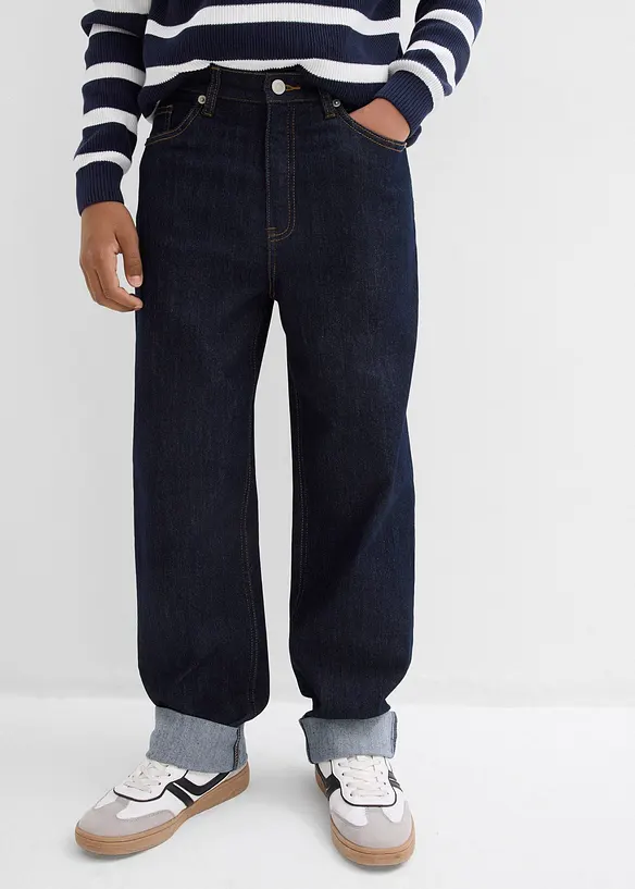 Jean loose à taille réglable, droit, bonprix