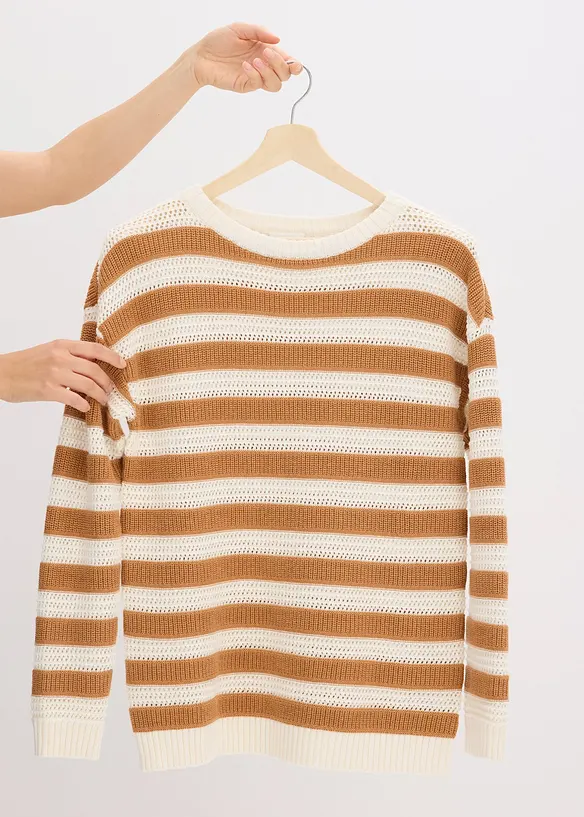 Pull oversize 100% coton, bonprix