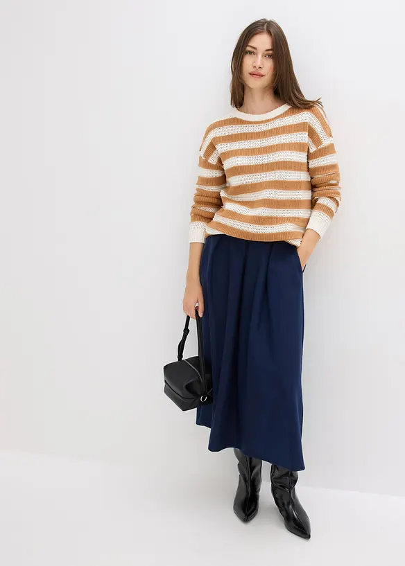 Pull oversize 100% coton, bonprix