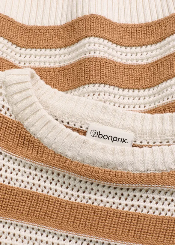 Pull oversize 100% coton, bonprix