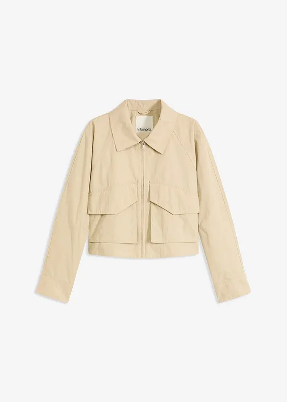 Veste courte esprit trench, bonprix