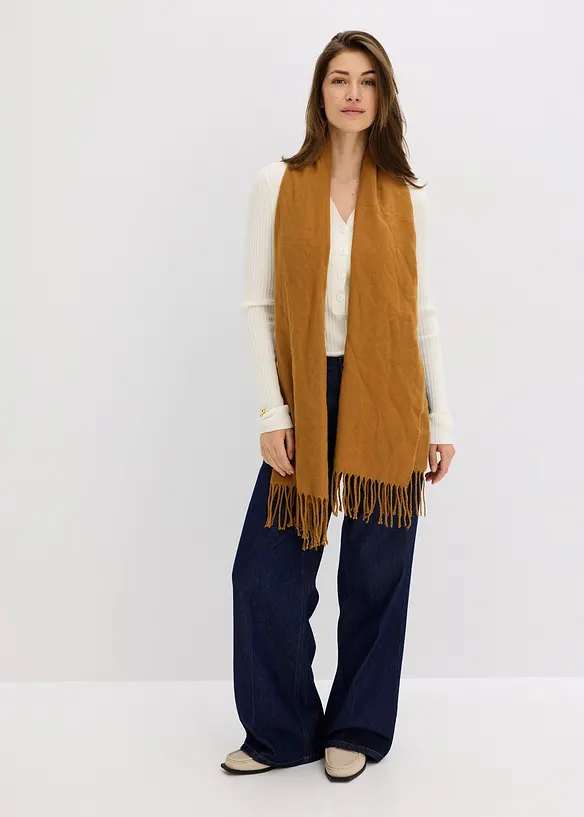 Pull doux en fine maille, viscose majoritaire, bonprix