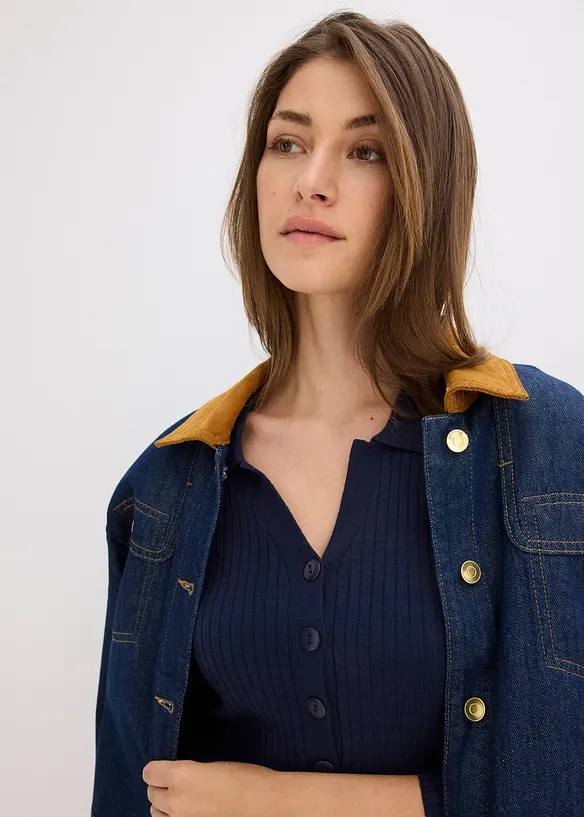 Pull doux en fine maille, viscose majoritaire, bonprix