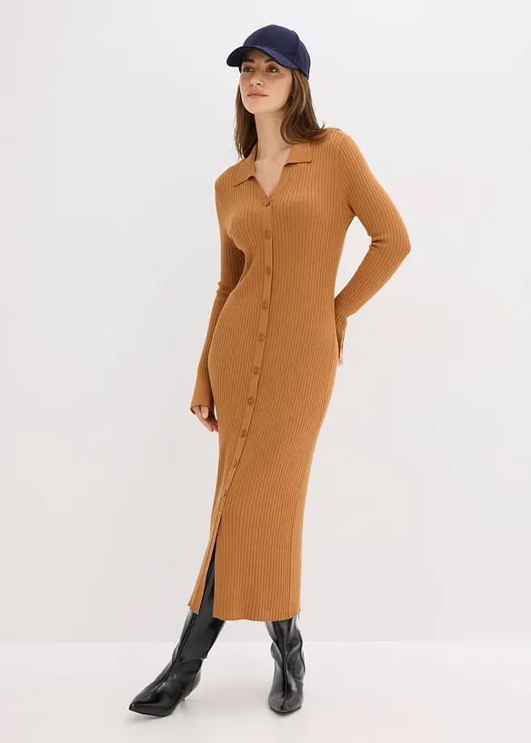 Robe pull douce en viscose majoritaire, bonprix