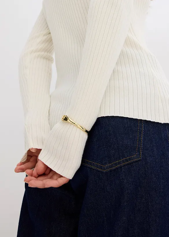 Pull doux en fine maille, viscose majoritaire, bonprix