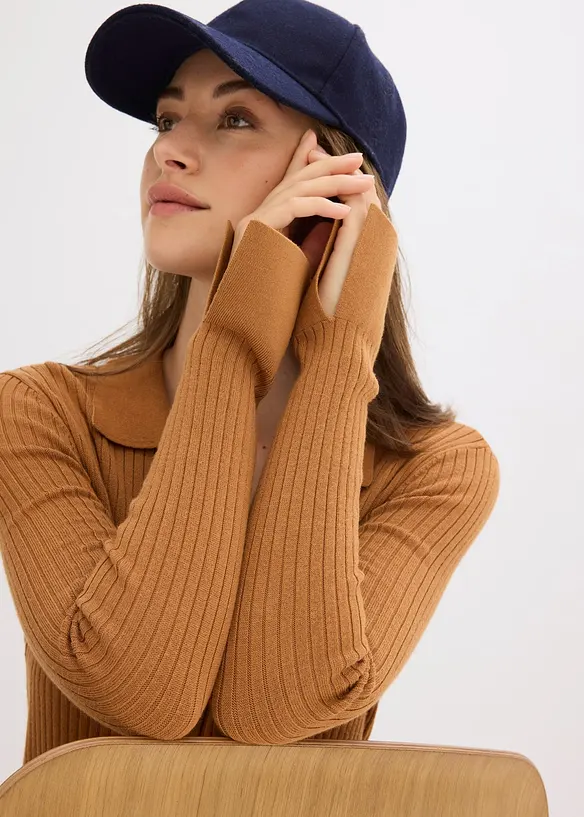 Robe pull douce en viscose majoritaire, bonprix