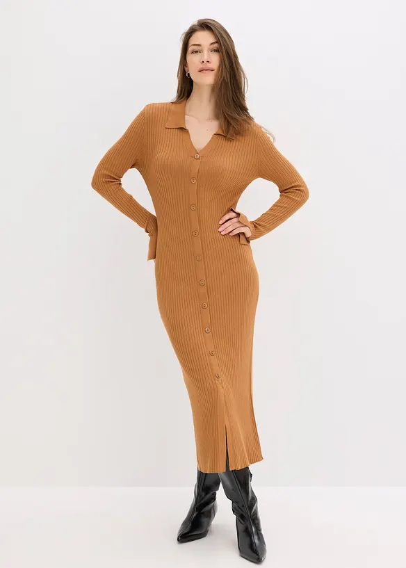 Robe pull douce en viscose majoritaire, bonprix