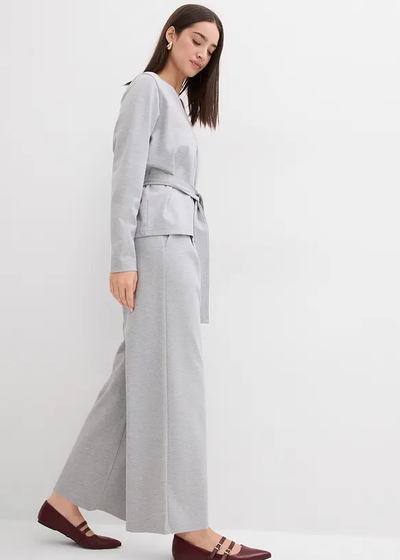 Pantalon large et décontracté en viscose majoritaire, bonprix