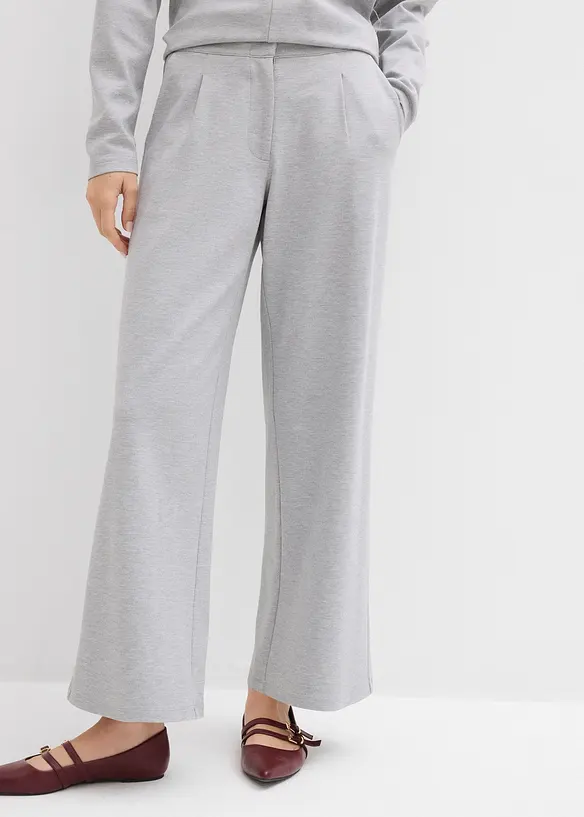 Pantalon large et décontracté en viscose majoritaire, bonprix
