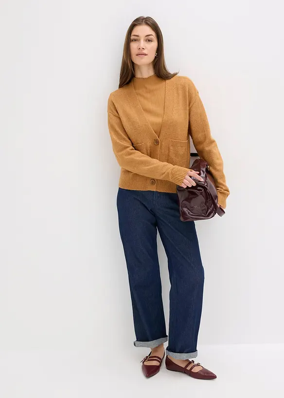 Gilet en maille oversize, bonprix