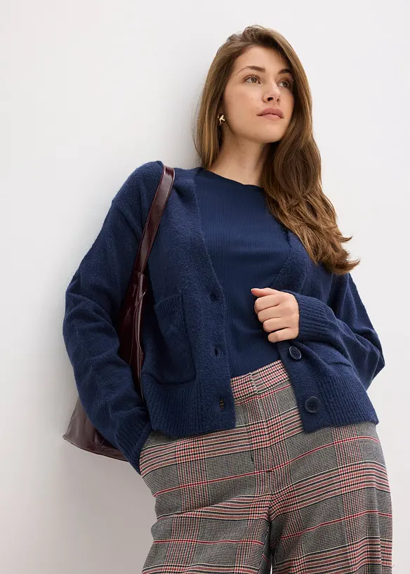 Gilet en maille oversize, bonprix