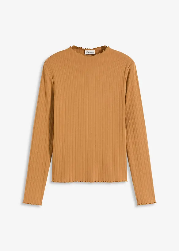 T-shirt côtelé, bonprix